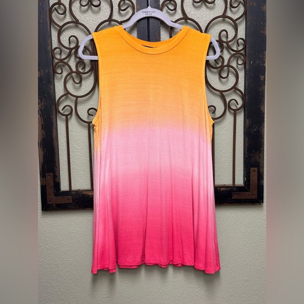 Lane Bryant ombré sleeveless mini tunic dress
